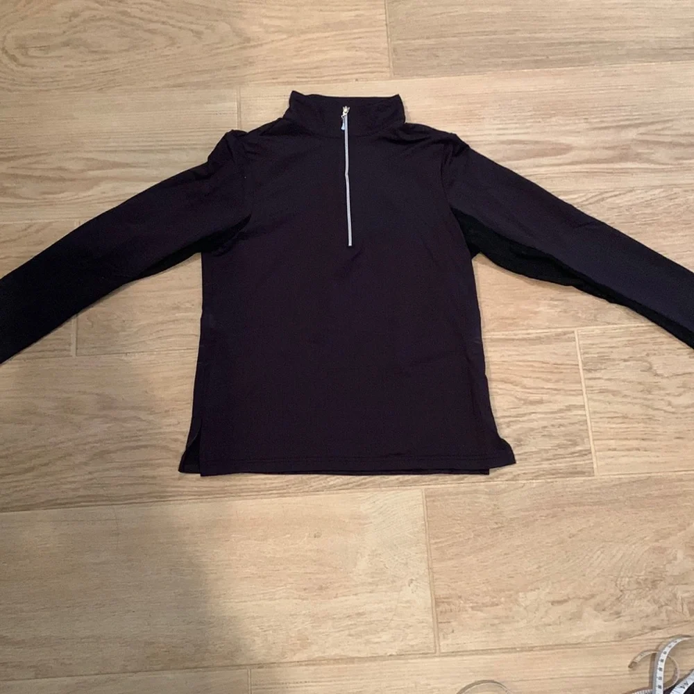 The Wellington Collection Equestrian 1/4 zip Tech Shirt - Picture 4 of 11